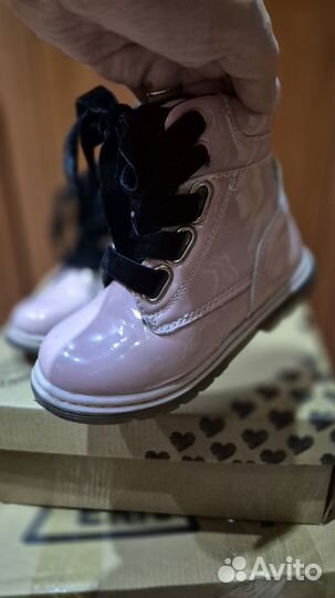 Ботинки демисезонные для девочки, 25 размер
