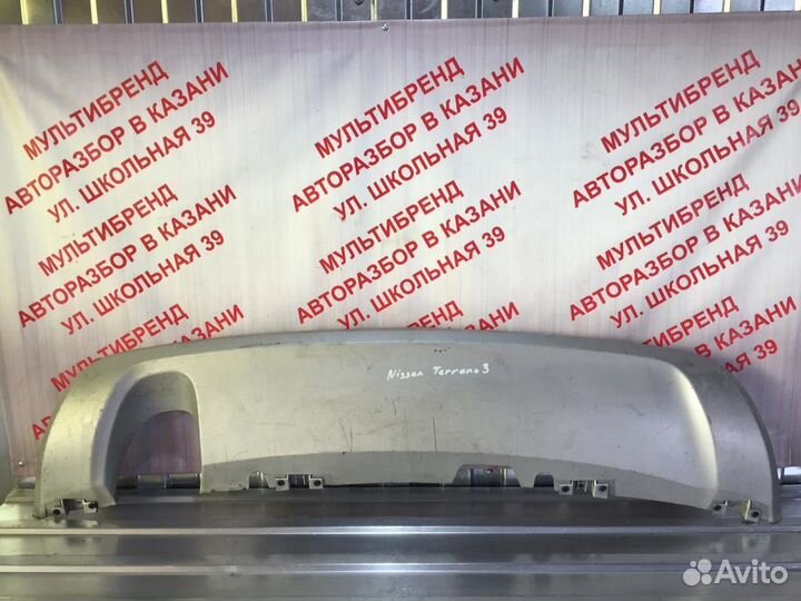 Накладка заднего бампера Ниссан Террано 3 (Д10)