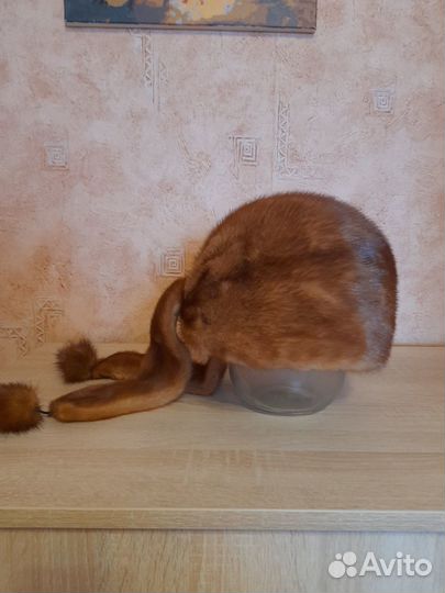 Шапка норковая женская