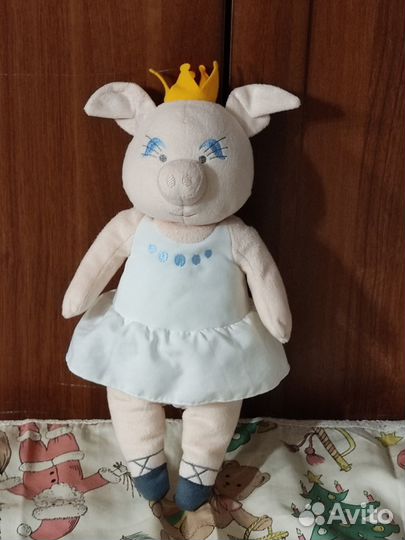 Плюшевая свинка IKEA