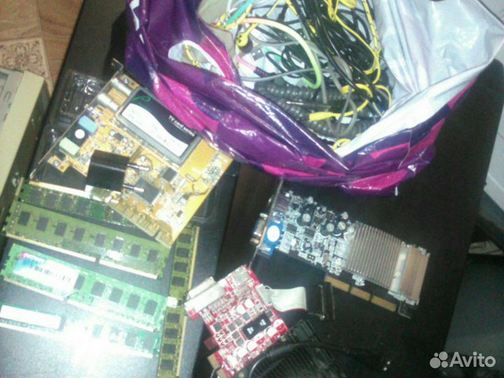 Запчасти от пк озу видеокарты
