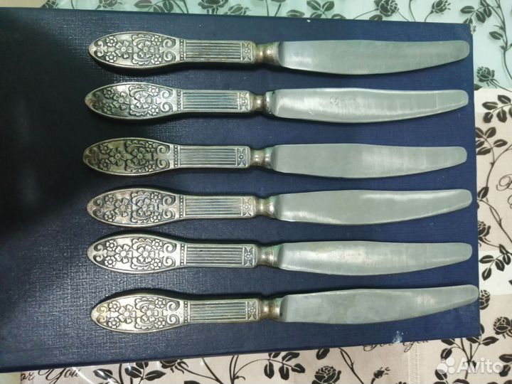 Приборы столовые мельхиоровые времен СССР