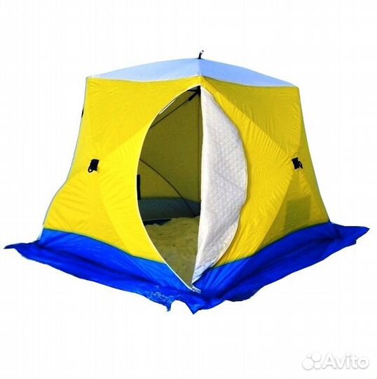 Палатки стэк Куб утепленные 3-х слойные. Новые