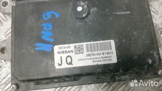 Блок управления двигателем nissan note E11 (6DN11P