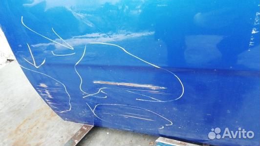 Дверь передняя левая chevrolet aveo 1 (BBR07EN01)