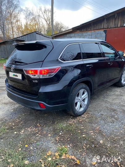 Toyota Highlander 3.5 AT, 2014, 210 000 км