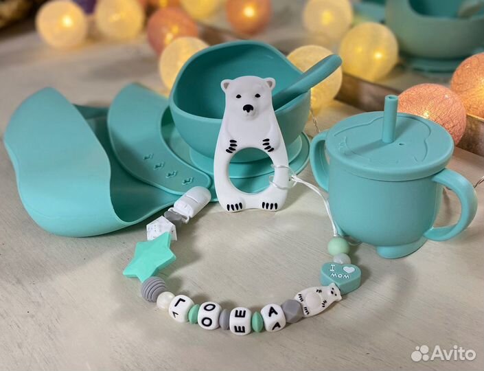 Силиконовые держатели для пустышки