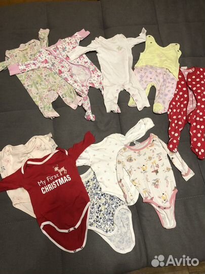 Детские вещи пакетом для девочки 62 68