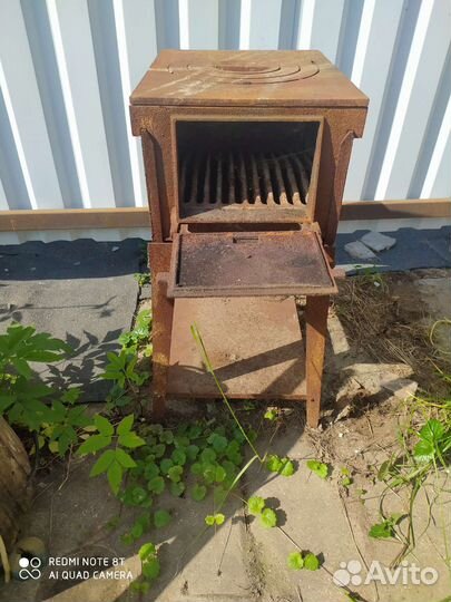 Чугунная печка разборная