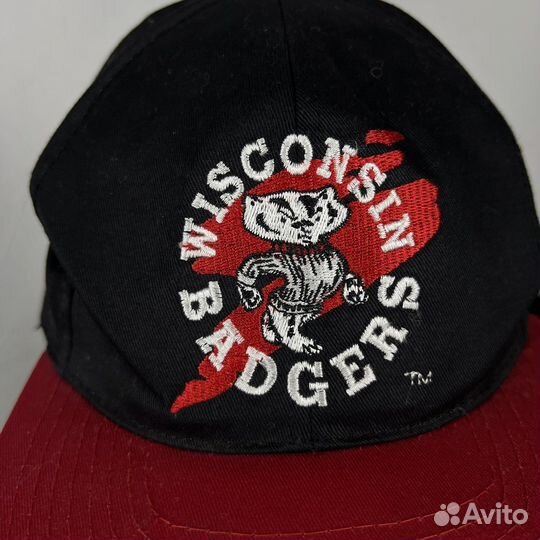 Кепка Wisconsin Badgers Vintage 90s Оригинал