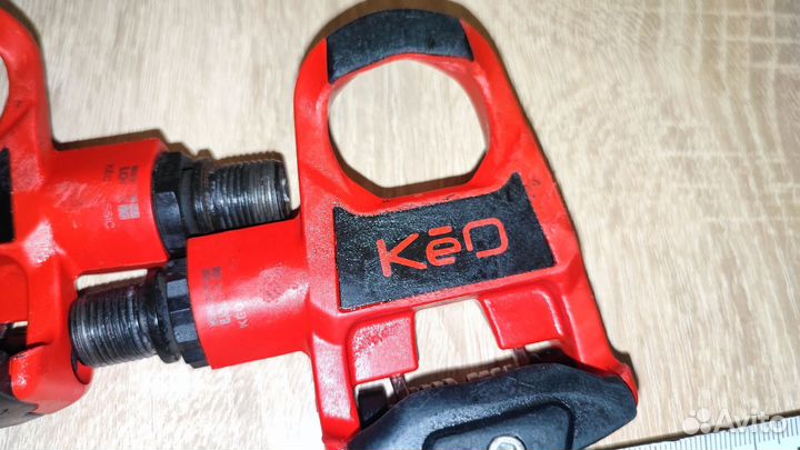 Контактные педали look keo classic red (красные)