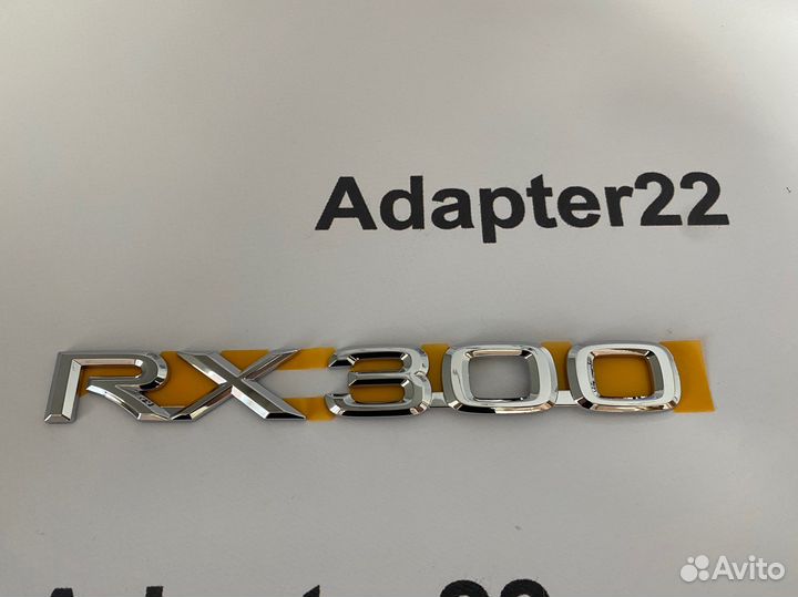 Эмблема надпись RX300 новая. Оригинал 2003-2005