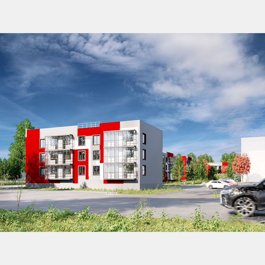1-к. квартира, 44,8 м², 3/3 эт.