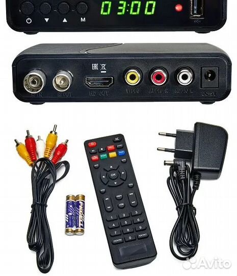 Цифровая тв приставка на 20 каналов. Новая