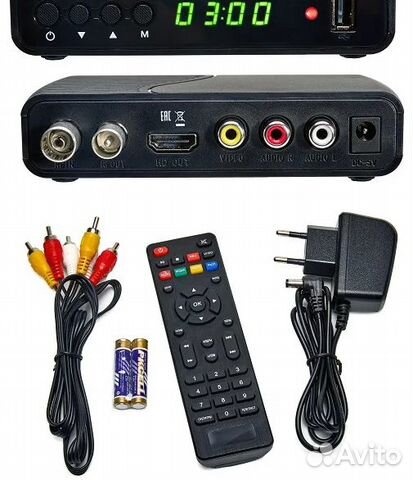 Цифровая тв приставка на 20 каналов. Новая
