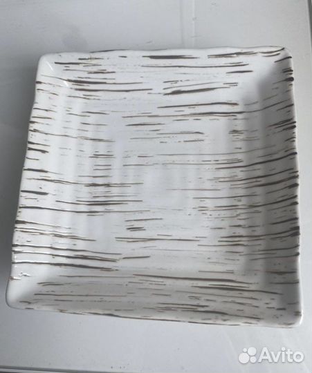 Квадратные тарелки керамические