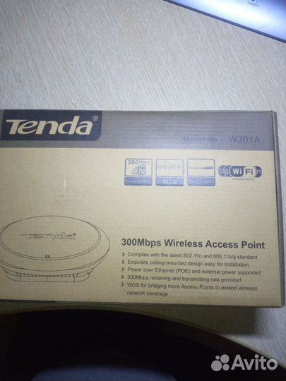 Wi-Fi точка доступа Tenda W301A