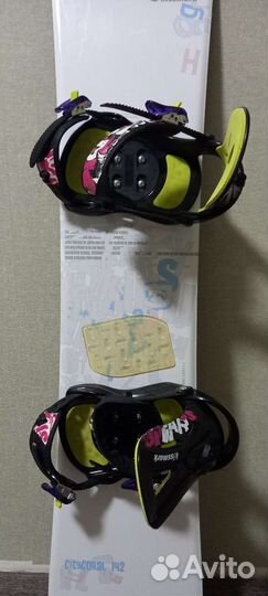 Сноуборд Kissmark 142cm+крепления Kissmark