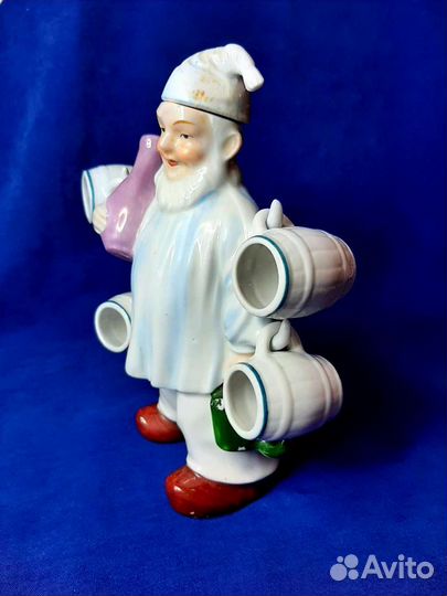 Графин/штоф Гном фарфоровый винтаж