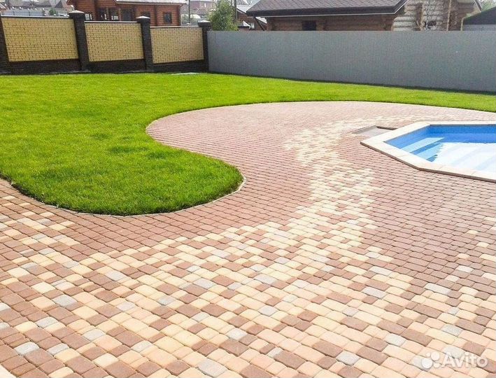 Тротуарная плитка паутина