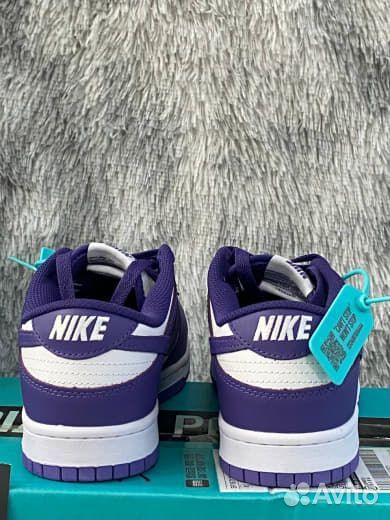 Nike Dunk Low Court Purple Фиолетовые Оригинал Poi