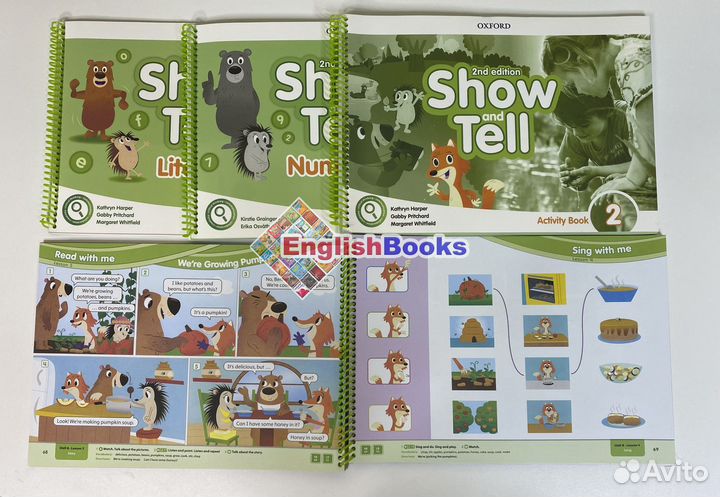 Show and tell 2, 2ed, комплект (4книги с CD)