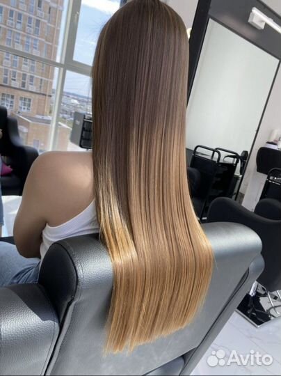 Кератин ботокс полировка волос