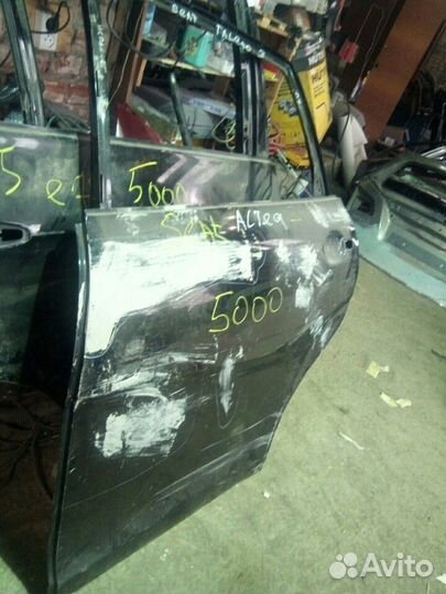 Сеат altea дверь задняя левая