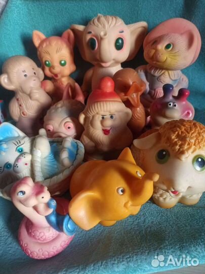 Резиновые игрушки СССР