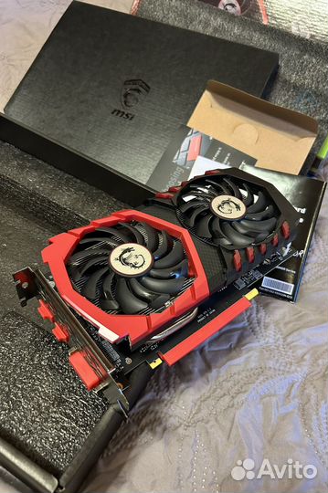 Видеокарта msi geforce gtx 1050ti 4 GB