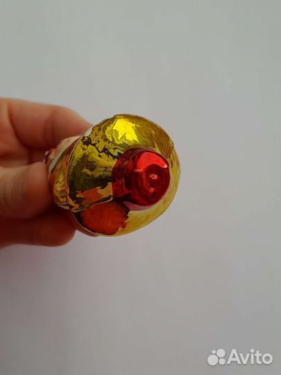 Елочная стеклянная игрушка 