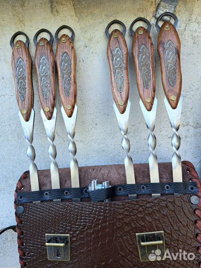 Крутой шашлычный набор шампуров