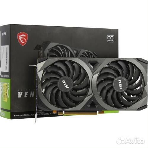 Видеокарта MSI GeForce RTX 3050 ventus 2X 8G OC