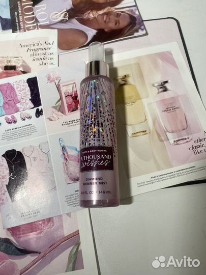 Спрей для телас шиммером Bath and Body works