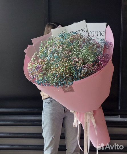 Цветы букеты с доставкой гипсофилы