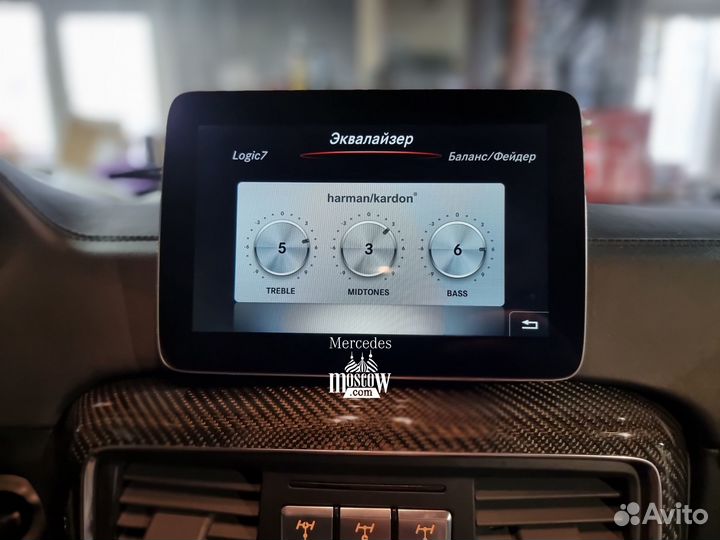 Магнитола Гелендваген. Команд Мерседес 5.1 G-Class