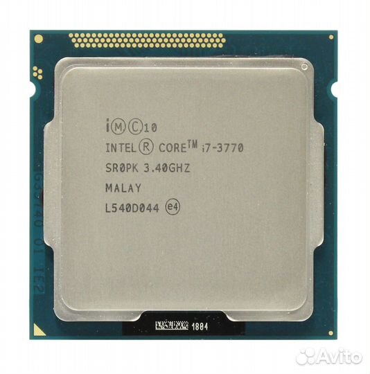 Процессор Intel Core i7-3770 SR0PK 3.40 GHz