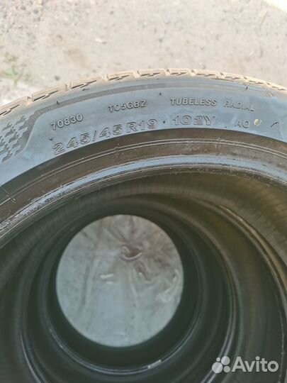 Bridgestone Turanza T005A 245/45 R19 102Y