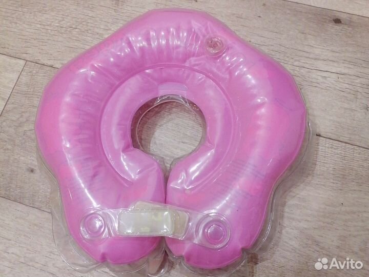 Надувной Круг на шею для купания для новорождённых