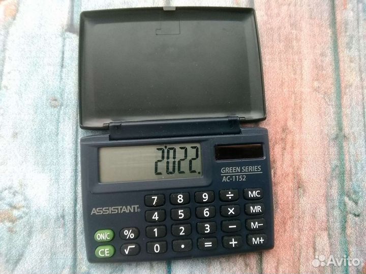Микро калькулятор на солн.батареях ас-1152