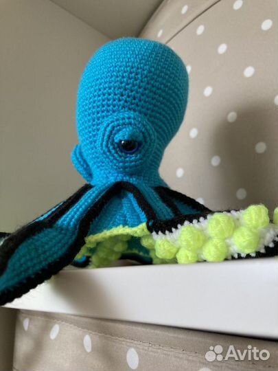 Вязаная крючком игрушка Осьминог амигуруми
