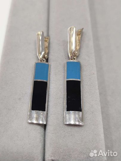 Серьги серебро 925