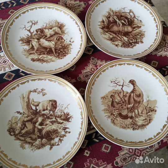 Сервиз чайный кофейный Охота ГДР