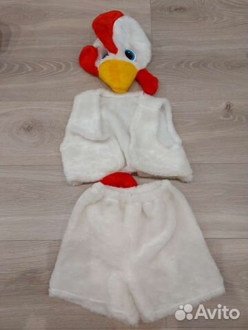 Новогодний костюм петрушка на 4-6 лет