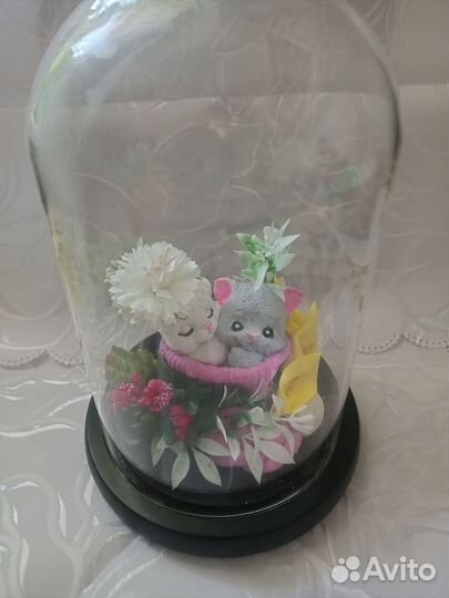 Роза в колбе, композиция,подарок