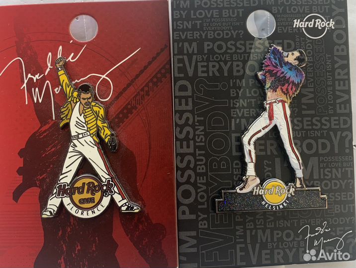 Значки hard rock cafe