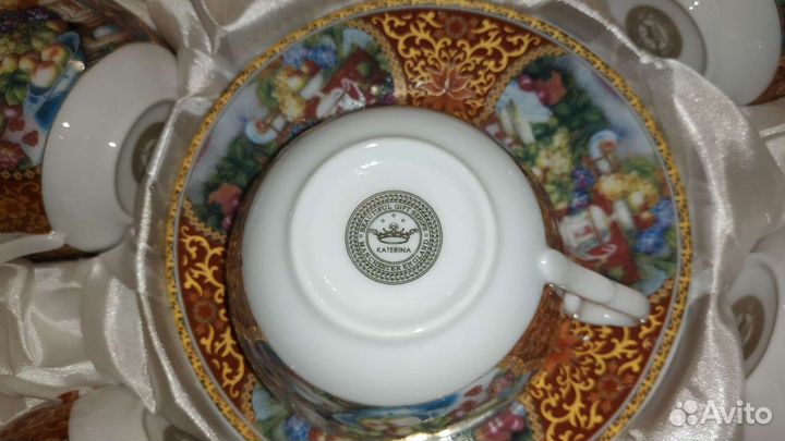 Чайные пары Тонкостенный фарфор