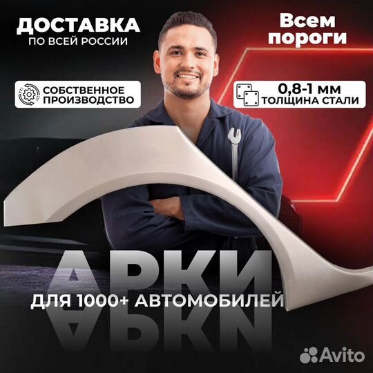 Ремонтные арки Honda Civic 8 (4D)