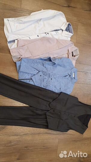 Школьный костюм размер 146 и рубашки