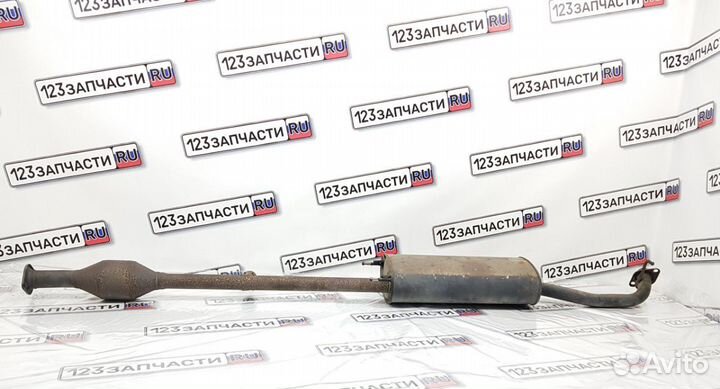 Труба глушителя средняя часть с катализатором